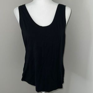 Banana Republic Factory Timeless Tee Tank Top Large Black